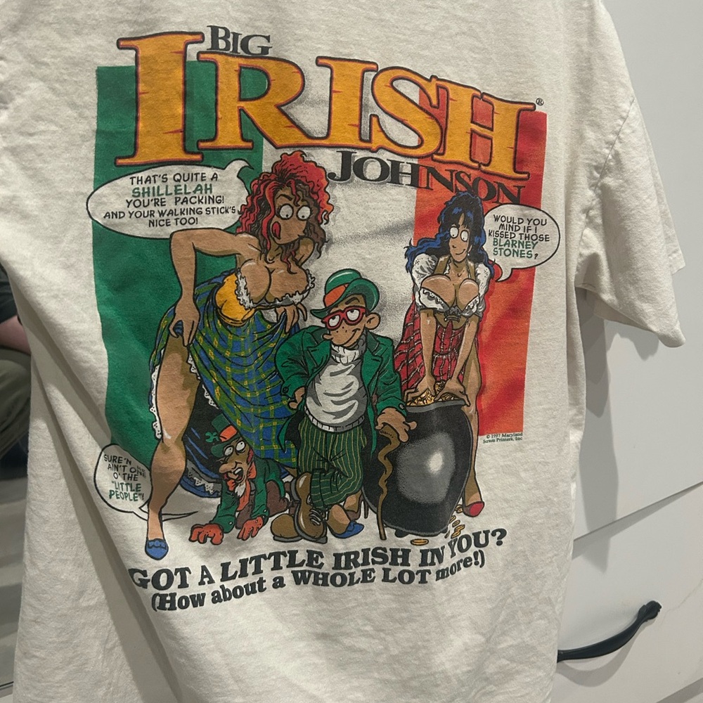 Graphic Tee - Big Johnson “Irish Johnson” Rare Tee